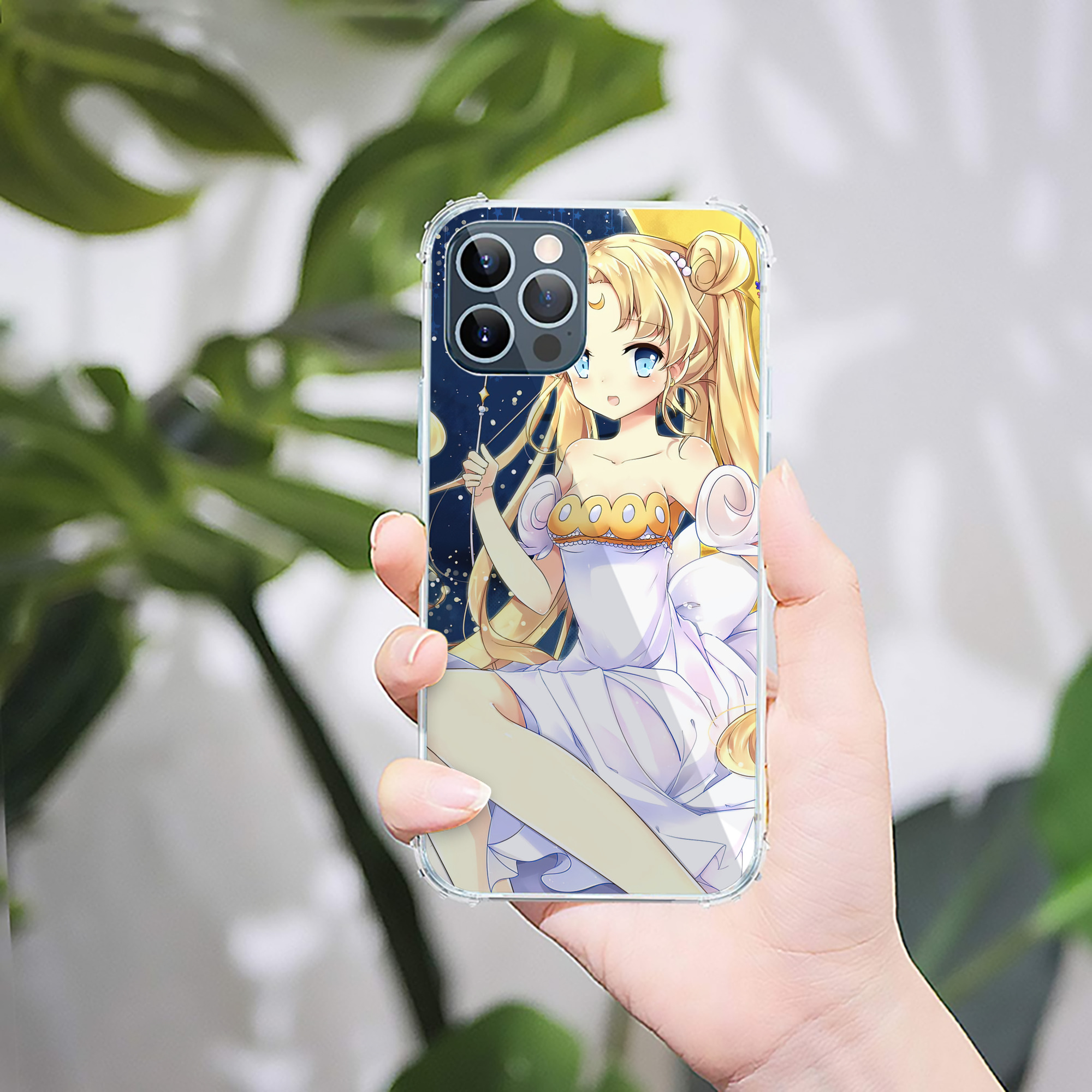 （画像用） 美少女戦士セーラームーン Sailor Moon 【iPhone 12シリーズ対応】透明スマホケース（クリアソフトケース）